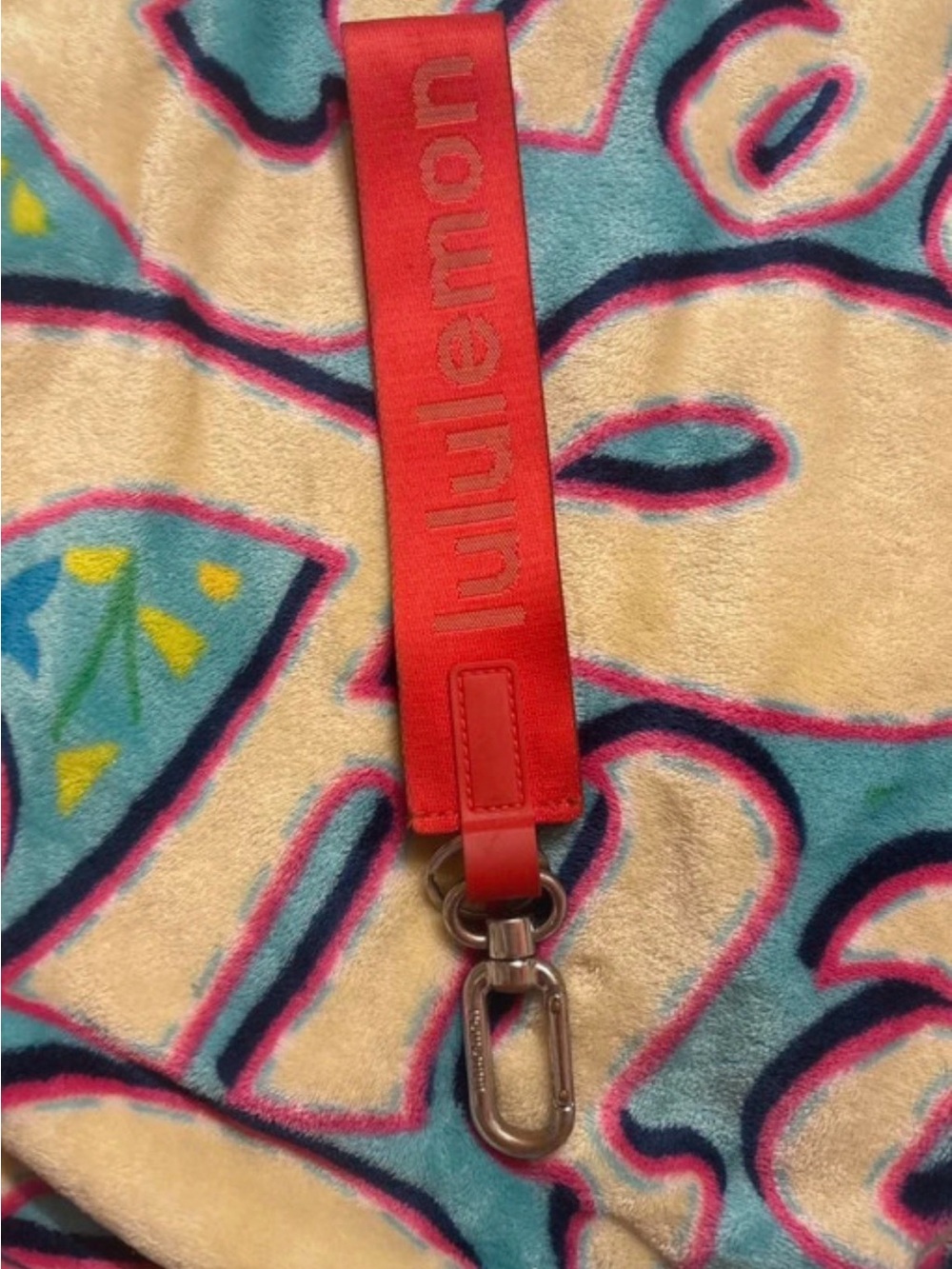 lululemon athletica Red Strap Key/Accessory Clip